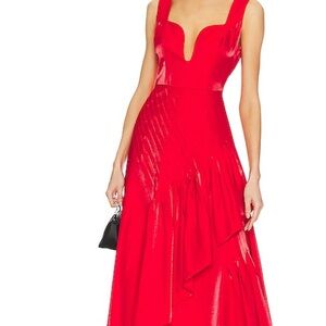 Anjola Dress in Red
YAURA